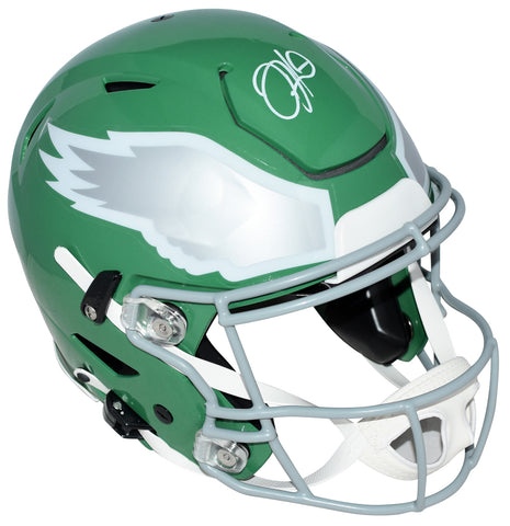 JALEN HURTS SIGNED PHILADELPHIA EAGLES KELLY GREEN AUTHENTIC SPEEDFLEX HELMET