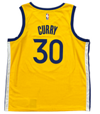 Stephen Curry Warriors Signed The Bay Gold Swingman Nike Jersey JSA LOA