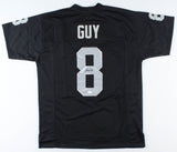 Ray Guy Signed Los Angeles Raiders Jersey (JSA COA) 7xPro Bowl Punter / HOF 14