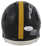 Steelers George Pickens Authentic Signed Speed Mini Helmet w/ Silver Sig JSA