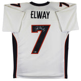 Broncos John Elway "HOF 04" Authentic Signed White 1998 M&N TB Jersey BAS Wit