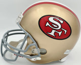 Steve Young Autographed 49ers Gold Full Size Replica Helmet Beckett QR #BR49988