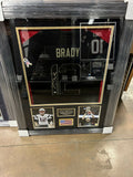 Tom Brady Signed Autographed Authentic Nike STS Jersey Framed To 32x40 Fanatics