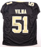 Jonathan Vilma Signed New Orleans Saints Pro Cut Jersey (JSA) Super Bowl XLIV LB