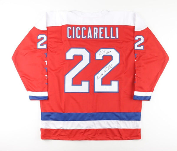 Dino Ciccarelli Signed Washington Capitals Jersey Inscribed "HOF 2010" (JSA COA)