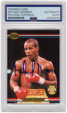 Michael Moorer Signed 1991 Ringlords Boxing Card #14 - (PSA Encapsulated)