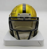 Rocky Bleier HOF Signed/Inscribed Flash Mini Helmet Steelers Beckett 191563