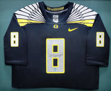 OREGON DUCKS MARCUS MARIOTA AUTOGRAPHED FRAMED BLACK NIKE JERSEY MM HOLO 89824