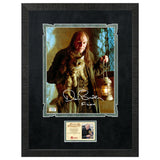 David Bradley Autographed Harry Potter Argus Filch and Mrs. Norris 8x10 Photo