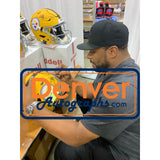 Jerome Bettis Signed Pittsburgh Steelers SpeedFlex ALT 25 Helmet Beckett W 57516