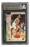 Gary Payton Signed 1994/95 Upper Deck #82 Seattle Sonics Trading Card HOF 2013