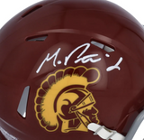 MICHAEL PITTMAN JR. Autographed USC Trojans Mini Speed Helmet FANATICS