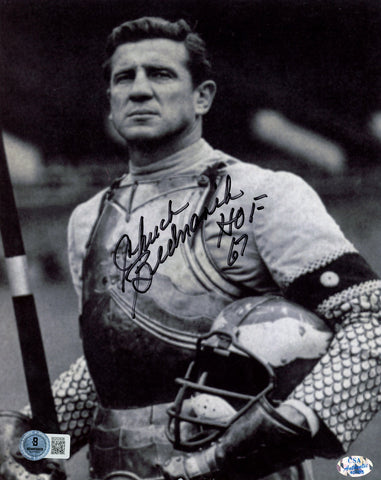 Chuck Bednarik Autographed Philadelphia Eagles 8x10 Photo HOF Beckett 57449