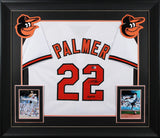 Jim Palmer "HOF 90" Authentic Signed White Pro Style Framed Jersey BAS Witness 2