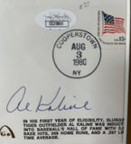 Al Kaline Signed Cooperstown HOF Gateway Stamp Cachet - Detroit Tigers | JSA COA