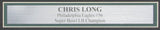 Chris Long Philadelphia Eagles Signed/Autographed 16x20 Photo Framed JSA 157829