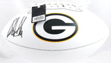 Sterling Sharpe Autographed Green Bay Packers Logo Football - Beckett W Hologram