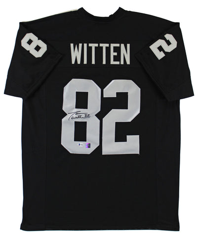 Jason Witten Authentic Signed Black Pro Style Jersey Autographed BAS Witnessed
