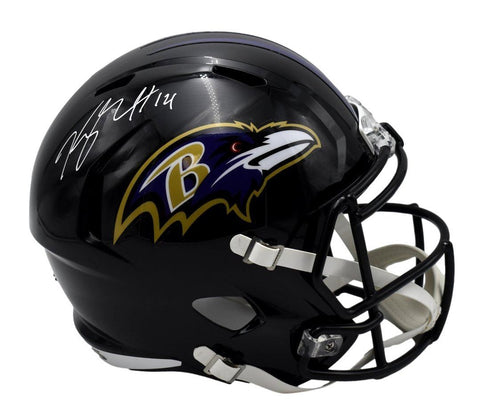 Kyle Hamilton Autographed Full Size Speed Replica Helmet Ravens Beckett 201048