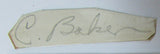 Conway Baker Centenary/Chicago Cardinals Signed Cut PSA/DNA 145023