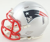 Corey Dillon Signed New England Patriots Mini Helmet (Beckett) Super Bowl 39 R.B
