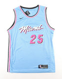 Kendrick Nunn Signed Heat Powder Blue Miami Vice Nike Style Jersey (PSA COA)