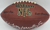 Matt Hasselbeck Autographed Signed NFL Leather Football Seahawks MCS Holo #64101