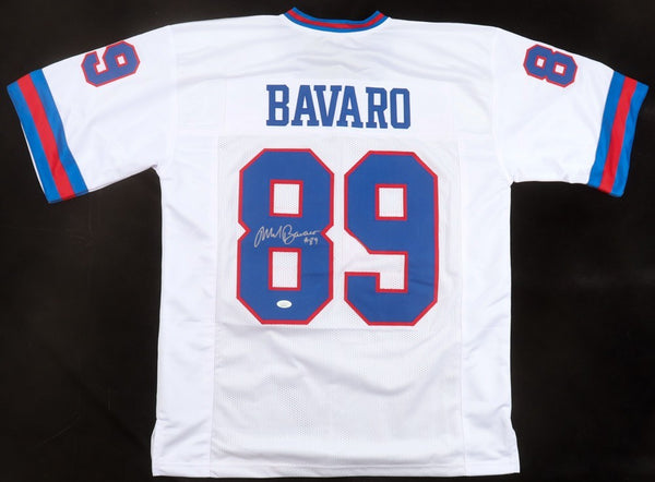 Mark Bavaro Signed New York Giants Jersey (JSA COA) 2xSuper Bowl Champion T.E.