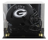Georgia Champ Bailey Signed Eclipse F/S Speed Proline Helmet W/ Case BAS Witness