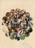 Dave Robinson Signed Green Bay Packers Magazine Page HOF Beckett 48223