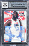 Magic Shaquille O'Neal Signed 1994 Flair USA #79 Card Auto 10! BAS Slabbed