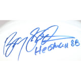 Barry Sanders Autographed Oklahoma State Cowboys Mini Helmet Heisman PSA 52743