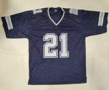 DEION SANDERS AUTOGRAPHED SIGNED PRO STYLE XL CUSTOM JERSEY W/ BECKETT QR