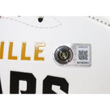 Travis Hunter Signed Jacksonville Jaguars Logo Football Beckett Witness 57951