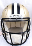 Derek Carr Autographed Saints F/S Speed Authentic Helmet-Beckett W Hologram