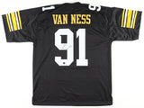 Lukas Van Ness Signed Iowa Hawkeyes Jersey (Beckett) 2023 1st Round Pick Packers