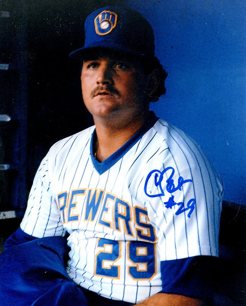 Brewers Pitcher CHRIS BOSIO Signed 8x10 Action Photo #4 AUTO - Mariner No Hitter