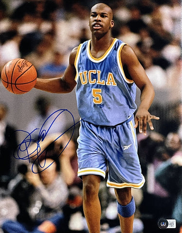 Baron Davis Signed 11x14 UCLA Bruins Basketball Photo BAS