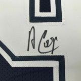 FRAMED Autographed/Signed AMARI COOPER 33x42 Dallas Dark Blue Jersey JSA COA