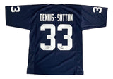 Dani Dennis-Sutton Penn State Signed Blue Football Jersey We Are JSA QR Holo