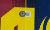 Lionel Messi Signed Framed Nike FC Barcelona Soccer Jersey BAS LOA