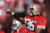 Merton Hanks Signed Francisco 49ers Jersey (PSA) Super Bowl XXIX Champion D.B.