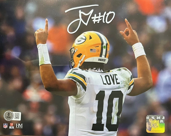 Packers 1st Rnd Pick Quarterback JORDAN LOVE Signed 8x10 Photo #10 AUTO - BAS