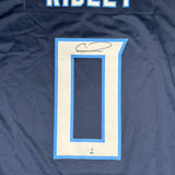 Calvin Ridley Autographed Tennessee Titans Navy Nike Game Jersey Fanatics