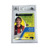 Paolo Maldini Signed 1999-00 Merlin Serie A Blue #45 - BGS 8.5 Autograph 10