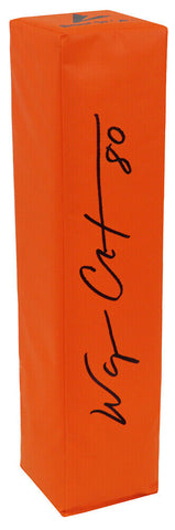 Wayne Chrebet Signed BSN Orange Football Endzone Pylon - (SCHWARTZ SPORTS COA)