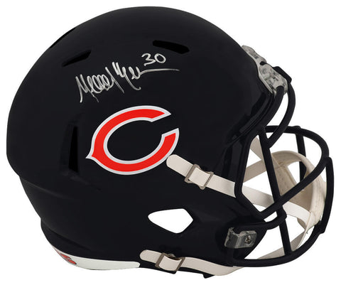 Mike Brown Signed Bears Riddell Full Size Speed Replica Helmet - (SCHWARTZ COA)
