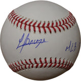 Yoan Moncada Autographed/Signed Chicago White Sox OML Baseball Debut MLB 47004