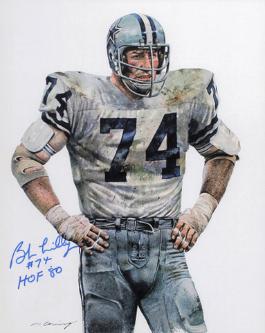 Bob Lilly Autographed Signed 8x10 Photo Dallas Cowboys SKU #245863