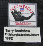 Terry Bradshaw HOF Signed Steelers Mitchell & Ness Jersey Sz 50 PSA 212766